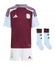 Günstige Aston Villa Matty Cash #2 Heimtrikotsatz Kinder 2024-25 Kurzarm (+ Kurze Hosen)